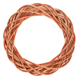 Věnec proutěný - pr. 30 cm, medová barva