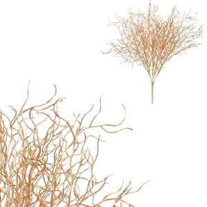 Drátovec - umělá větev, barva zlatá