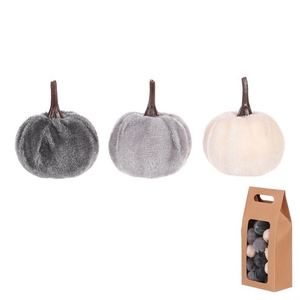 Dýně plastová s látkou, mix 3 barev, cena za balení (24 ks)