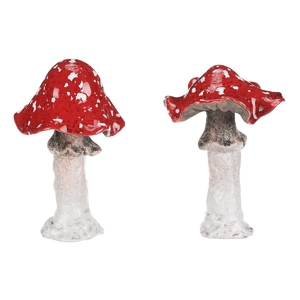 Houba keramická - muchomůrka, vel. L, mix 2 druhů, cena za 1 ks
