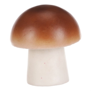 Houba plastová - velká, hnědý hříbek, cena za 1 ks