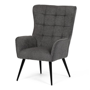 Křeslo ušák, šedá AK-315 GREY2