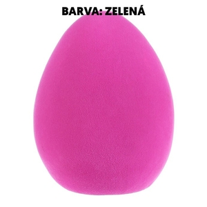 Vajíčko - keramická dekorace, semišový povrch, vel. M, barva zelená