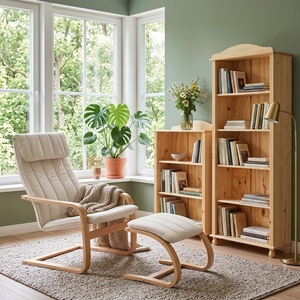 Knihovna 8048 masiv lak