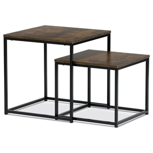 Odkládací stolek 50x50x52cm, mdf, old wood, AF-076 OLW