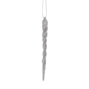 Rampouch plastový - závěsný, stříbrný, cena za balení (4 ks)