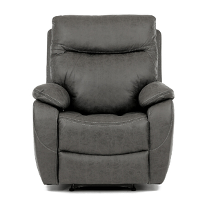 Polohovací křeslo, šedá, látka vintage, TV-4092 GREY3