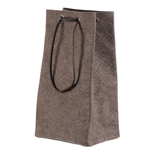 Koš prádelní - látkový, stahovací, šedá barva