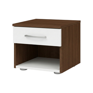 Noční stolek 60140 ořech/bílá