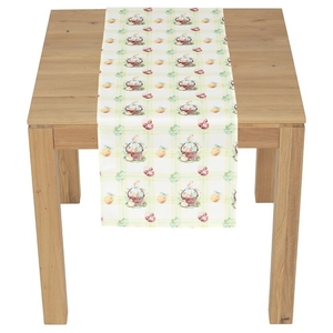 Běhoun - velikonoční motiv, 100 % polyester, 40 x 150 cm, jarní barvy