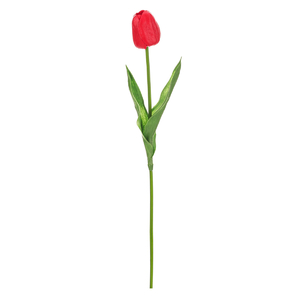 Tulipán pěnový - umělý řezaný, barva červená