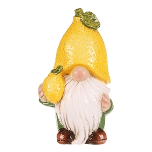 Trpaslík citrónový - keramická figurka, vel. S, barva žlutá