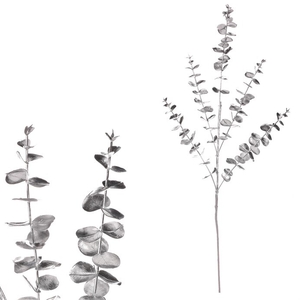 Eukalyptus - umělá větev, barva stříbrná