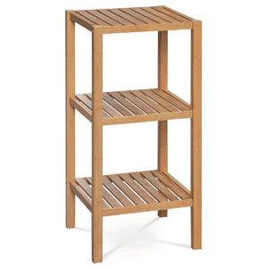 Regál, masiv, hnědá, DR-011-5