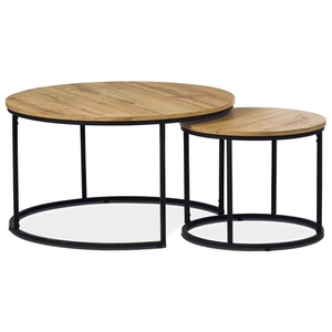 Konferenční stolek 80x80x45cm, mdf, divoký dub, AF-3002 OAK