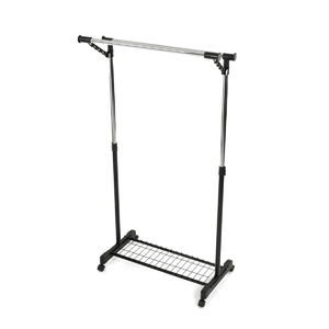 Stojan na šaty, kov, černá, 84511 BK