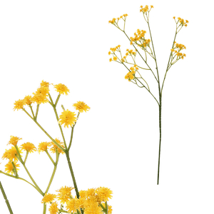 Gypsophila - umělá větev, žluté květy