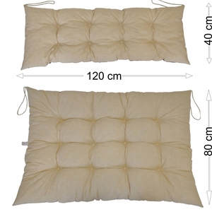 Polstry na paletový nábytek sada Basic - látka béžový melír
