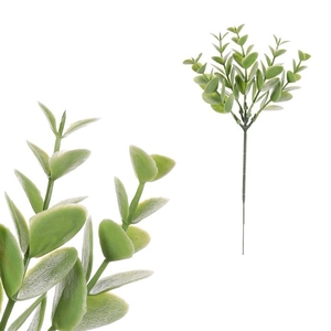 Eukalyptus - umělý zápich, sv. zelený, cena za 1 ks, svazek 6 ks