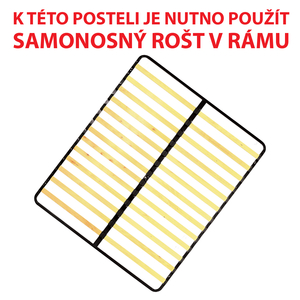 Multifunkční postel 160x200 POCKET dub
