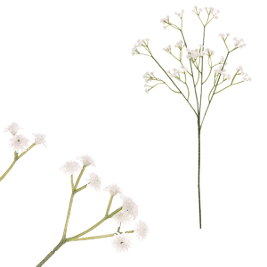 Gypsophila - umělá větev, bílé květy