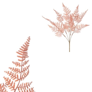 Kapradí - umělý trs, barva cihlově-hnědá