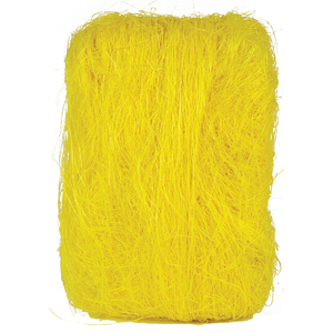 Sisalové vlákno - balení 500 g, barva žlutá