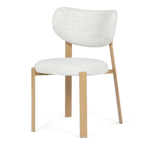 Jídelní židle, hnědá, látka, HC-L3125 OAK