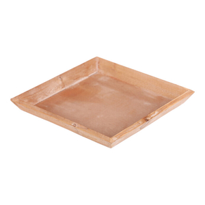 Tác dřevěný - čtvercový, barva přírodní