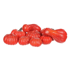 Dýně plastová - červená, různé tvary, cena za balení (9 ks)