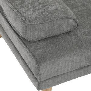 Trojmístná rozkládací pohovka, šedá, látka, ASB-C3034 GREY2
