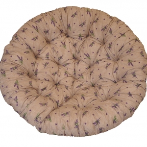 Polstr na křeslo papasan 110 cm levandule