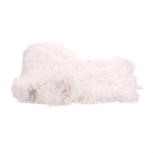 Mech - umělá přízdoba, bílá, rozměry 100 x 100 cm