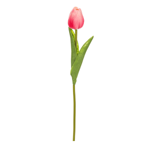 Tulipán pěnový - umělý řezaný, barva růžová