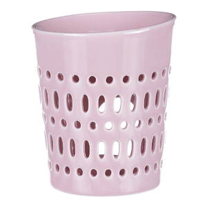 Aromalampa - porcelánová, otvory po obvodu, barva růžová