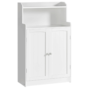 Koupelnová skříňka 60x30x100cm, mdf, bílá, AUK-E1177 WT