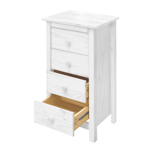 Komoda 4 zásuvky TORINO bílá