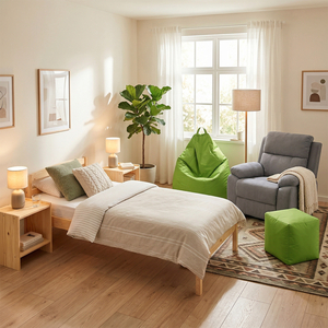 Sedací vak STANDARD světle zelený s náplní