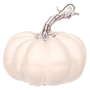 Dýně - plastová dekorace, bílá, cena za 1 ks