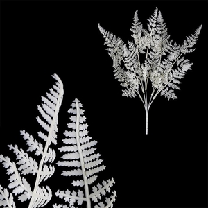 Kapradí - umělý trs, barva krémová