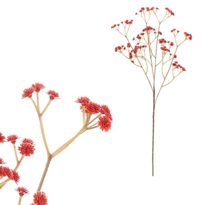 Gypsophila - umělá větev, červené květy