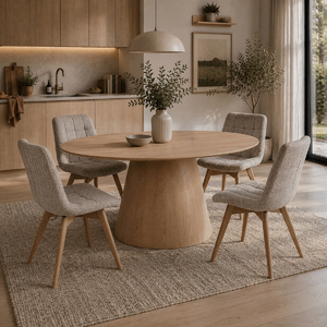 Oválný jídelní stůl 160x90cm, dýha, dub HT-L3523 OAK