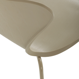 Jídelní židle, hnědá, plast, CT-X7034 CAP