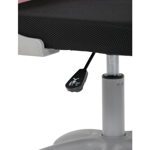 Dětská židle, výškově nastavitelná, růžová síťovina, KA-K2008 PINK