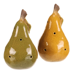 Hruška keramická - LED osvětlení, mix 2 druhů, cena za 1 ks