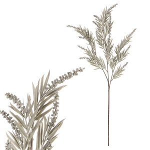 Tráva s klasy - vysoká, umělý trs, barva zeleno-šedá