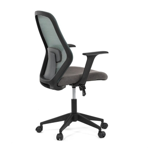 Kancelářská židle, houpací mechanismus, zelená síťovina, KA-V3149 GRN