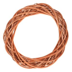 Věnec proutěný - pr. 35 cm, medová barva