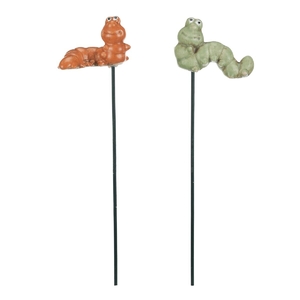 Housenka na špejli - keramika, mix 2 druhů, cena za 1 ks