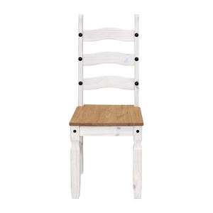 Židle CORONA bílý vosk